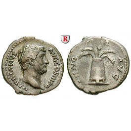 Römische Kaiserzeit, Hadrianus, Denar 134-138, ss-vz/ss