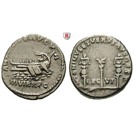 Römische Kaiserzeit, Marcus Aurelius, Denar 161-169, ss+/ss
