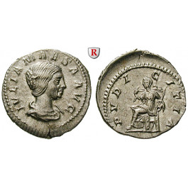 Römische Kaiserzeit, Julia Maesa, Großmutter des Elagabal, Denar, ss-vz