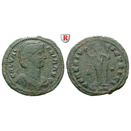 Römische Kaiserzeit, Galeria Valeria, Frau des Galerius, Follis 309-310, ss/f.ss