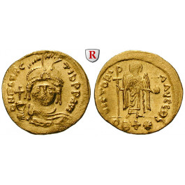 Byzanz, Mauricius Tiberius, Solidus 583-602, vz