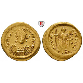Byzanz, Justinian I., Solidus 545-565, vz