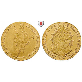 Österreich, Kaiserreich, Franz II. (I.), Dukat 1796, 3,44 g fein, ss-vz