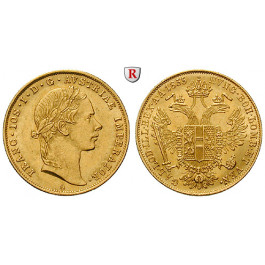 Österreich, Kaiserreich, Franz Joseph I., Dukat 1855, vz/vz-st