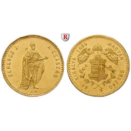 Ungarn, Franz Joseph I., Dukat 1869, f.vz