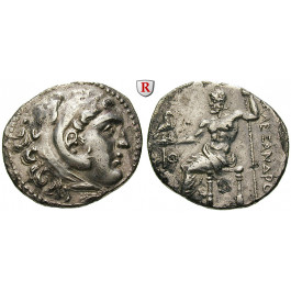 Makedonien, Königreich, Alexander III. der Grosse, Tetradrachme 203-202 v.Chr., ss-vz