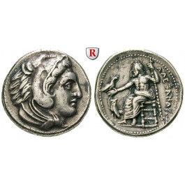Makedonien, Königreich, Alexander III. der Grosse, Tetradrachme, ss+