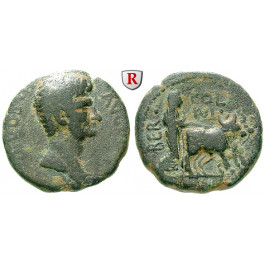 Römische Provinzialprägungen, Phönizien, Berytus, Augustus, Bronze nach 14 n.Chr., f.ss