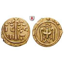 Italien, Königreich Sizilien, Friedrich II. von Hohenstaufen, 2 Tari um 1209/1220, ss-vz