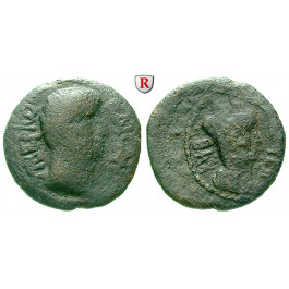 Römische Provinzialprägungen, Dekapolis, Gadara, Tiberius, Bronze, ge