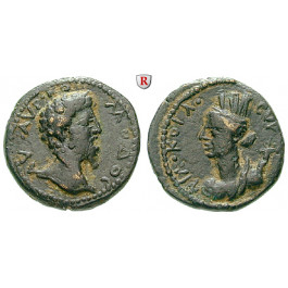 Römische Provinzialprägungen, Dekapolis, Philadelphia, Commodus, Bronze, ss-vz