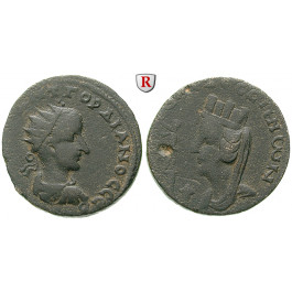 Römische Provinzialprägungen, Mesopotamien, Edessa, Gordianus III., Bronze, ss
