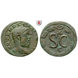 Römische Provinzialprägungen, Seleukis und Pieria, Antiocheia am Orontes, Macrinus, Bronze, f.ss/ss