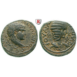 Römische Provinzialprägungen, Seleukis und Pieria, Emesa, Caracalla, Bronze 216-217, ss