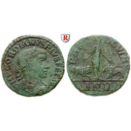 Römische Provinzialprägungen, Thrakien-Donaugebiet, Viminacium, Gordianus III., Bronze Jahr 5 = 243/4 n.Chr., ss+