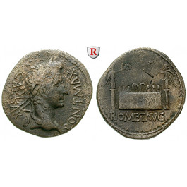 Römische Kaiserzeit, Augustus, As 10-7 v.Chr., ss+