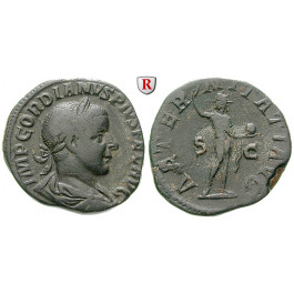 Römische Kaiserzeit, Gordianus III., Sesterz 241-243, ss