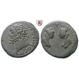 Römische Provinzialprägungen, Kommagene, Samosata, Septimius Severus, Bronze, ss/f.ss
