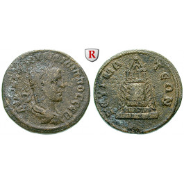Römische Provinzialprägungen, Kommagene, Zeugma, Philippus II., Bronze, f.ss/ss