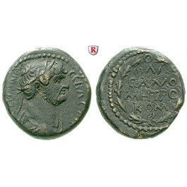 Römische Provinzialprägungen, Kommagene, Samosata, Hadrianus, Bronze, ss+/ss