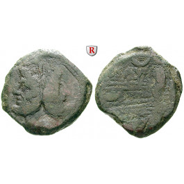 Römische Republik, L. Saufeius, As 152 v.Chr., f.ss/s-ss