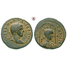 Römische Provinzialprägungen, Seleukis und Pieria, Laodikeia ad mare, Elagabal, Bronze, ss