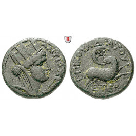 Römische Provinzialprägungen, Seleukis und Pieria, Antiocheia am Orontes, Autonome Prägungen, Bronze Jahr 105 = 56-57, ss+