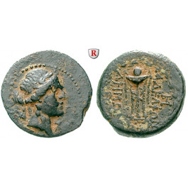Seleukis und Pieria, Antiocheia am Orontes, Bronze Jahr 165 = 148/147 v.Chr., f.ss/ss