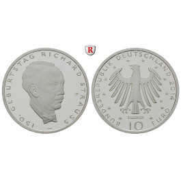 Bundesrepublik Deutschland, 10 Euro 2014, Richard Strauss, D, PP