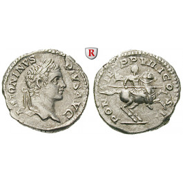 Römische Kaiserzeit, Caracalla, Denar 198-217, ss-vz