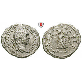 Römische Kaiserzeit, Caracalla, Denar 214, ss+