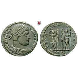 Römische Kaiserzeit, Constantinus I., Follis 332-333, vz