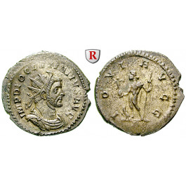 Römische Kaiserzeit, Diocletianus, Antoninian um 290-292, vz+/ss-vz