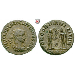 Römische Kaiserzeit, Diocletianus, Antoninian 284-293, ss-vz