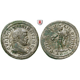 Römische Kaiserzeit, Galerius, Follis 295, ss-vz