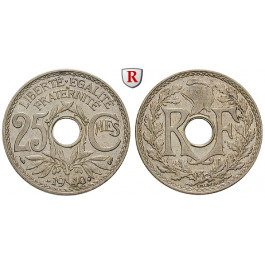 Frankreich, III. Republik, 25 Centimes 1940, vz-st