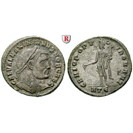 Römische Kaiserzeit, Galerius, Follis 297-298, ss+/ss-vz