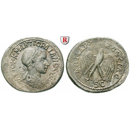 Römische Provinzialprägungen, Seleukis und Pieria, Antiocheia am Orontes, Gordianus III., Tetradrachme 238-240, ss-vz