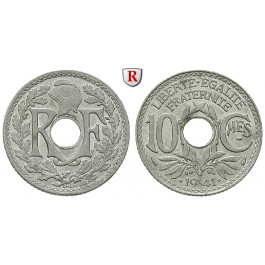 Frankreich, Vichy - Regierung, 10 Centimes 1941, f.st