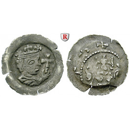 Nürnberg, Stadt, Reichsmünzstätte, Friedrich II., Pfennig 1247, vz/ss