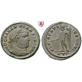 Römische Kaiserzeit, Maximianus Herculius, Follis 296-297, vz