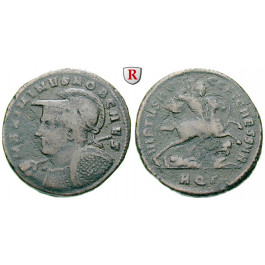 Römische Kaiserzeit, Maximinus II., Caesar, Follis 305-306, ss