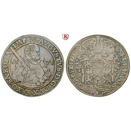 Sachsen, Albertinische Linie, August, Taler 1571, ss+
