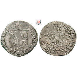 Werden und Helmstedt, Abtei, Hugo Preutäus von Assindia, 4 Schilling o.J., ss+