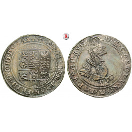 Sachsen, Ernestinische Linie, Die Söhne Johann Friedrichs, Taler 1551, ss+