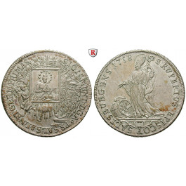 Salzburg, Bistum, Sigismund von Schrattenbach, Konventionstaler 1758, vz+