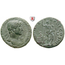 Römische Kaiserzeit, Hadrianus, As 119-121, ss-vz