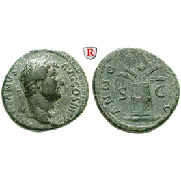 Römische Kaiserzeit, Hadrianus, As, ss-vz