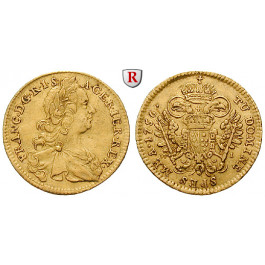 Römisch Deutsches Reich, Franz I., Dukat 1756, ss+