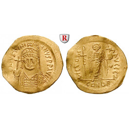 Byzanz, Justinian I., Solidus 545-565, vz